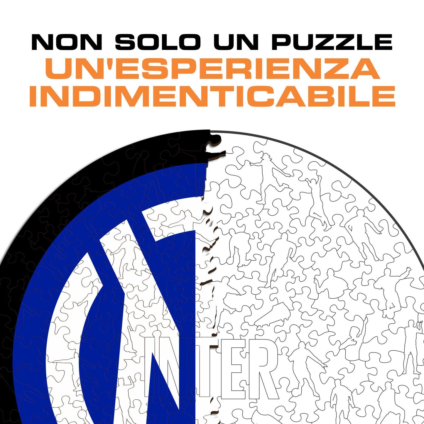 Logo Inter® - Puzzle di Legno