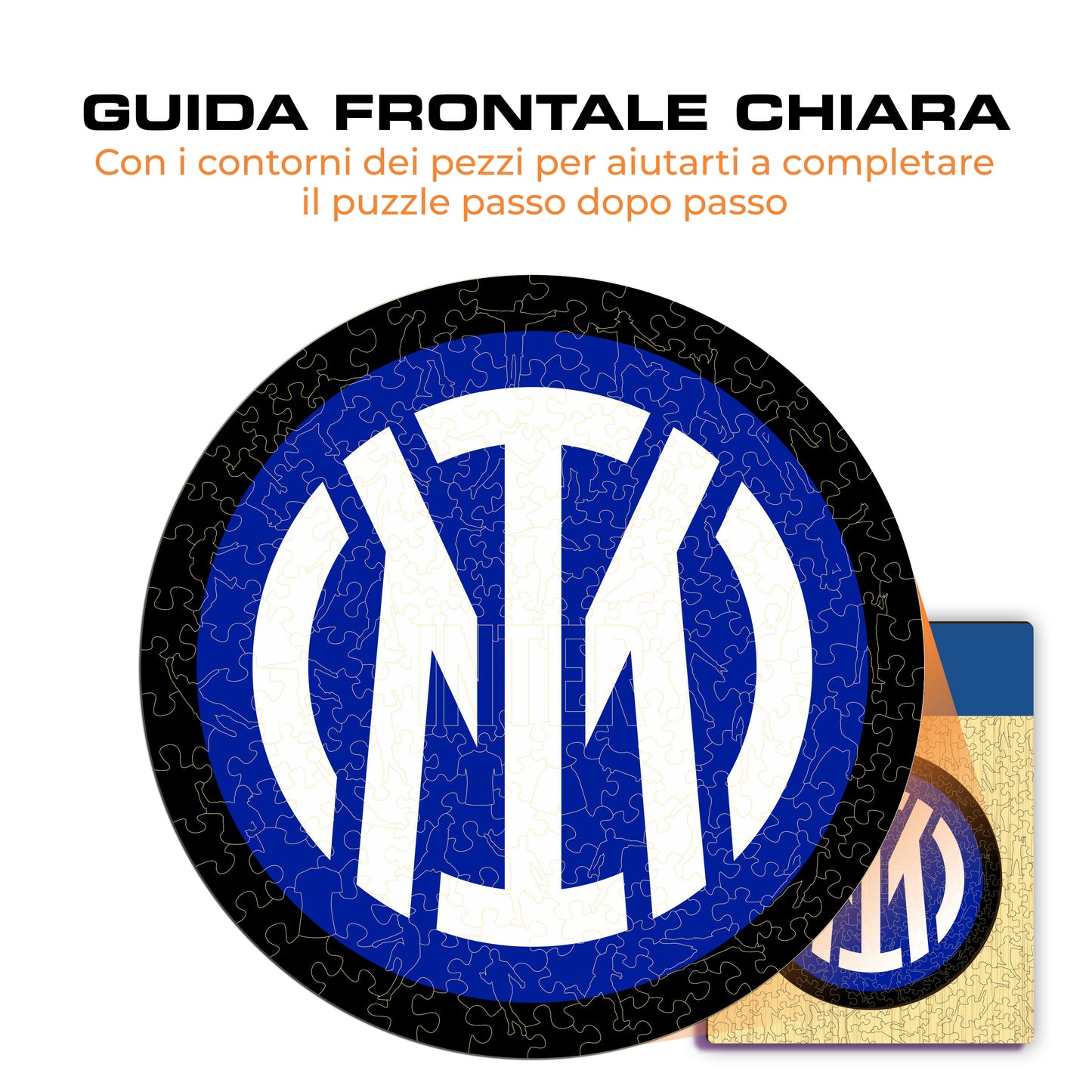 Logo Inter® - Puzzle di Legno