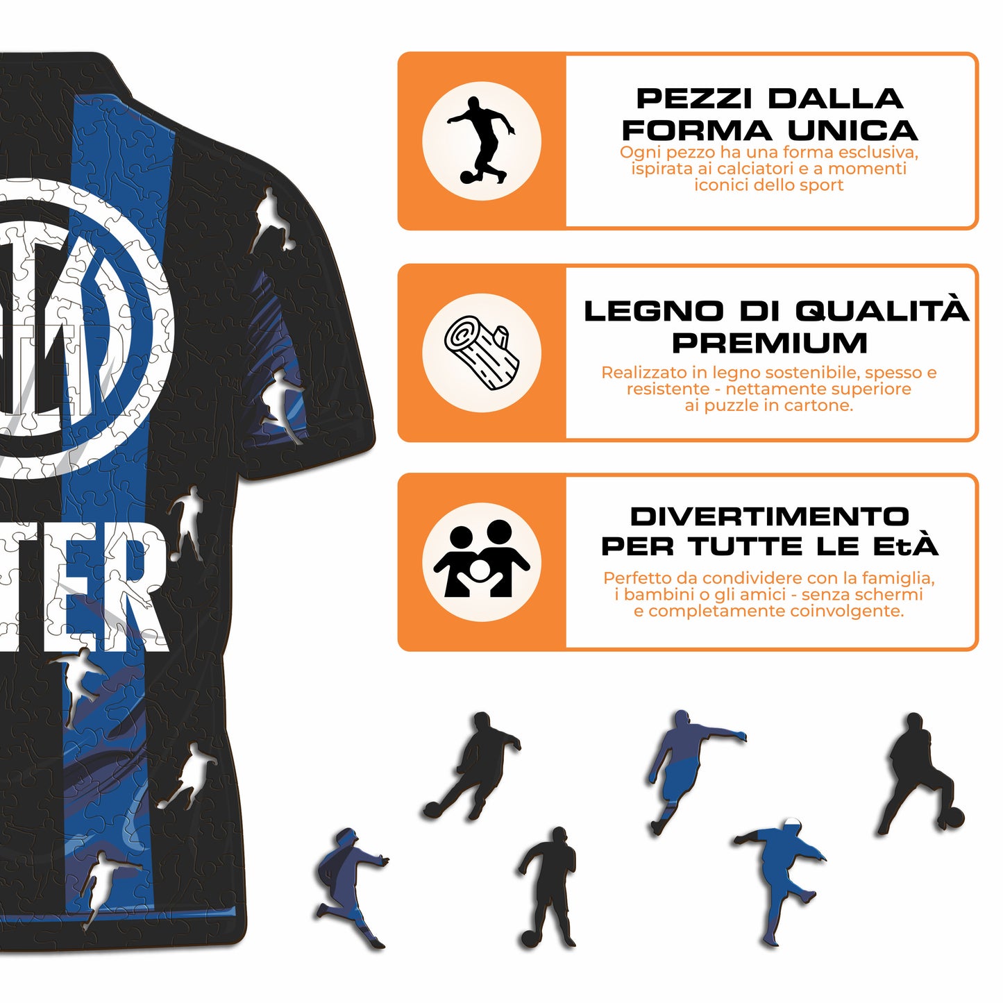 Maglia Inter® - Puzzle di Legno