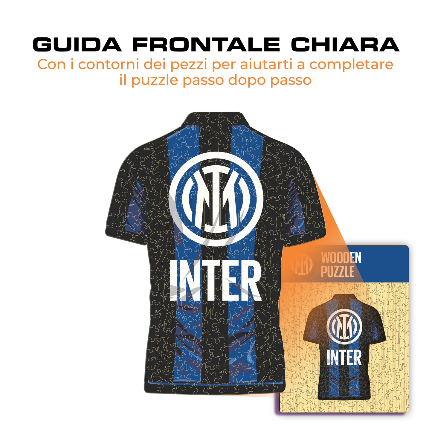 Maglia Inter® - Puzzle di Legno
