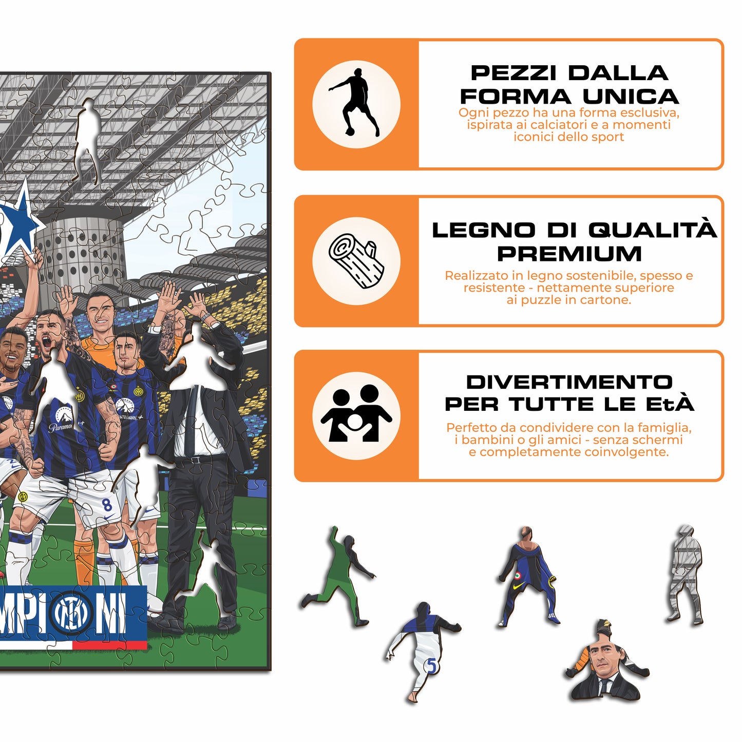 20° Scudetto Inter® - Puzzle di Legno