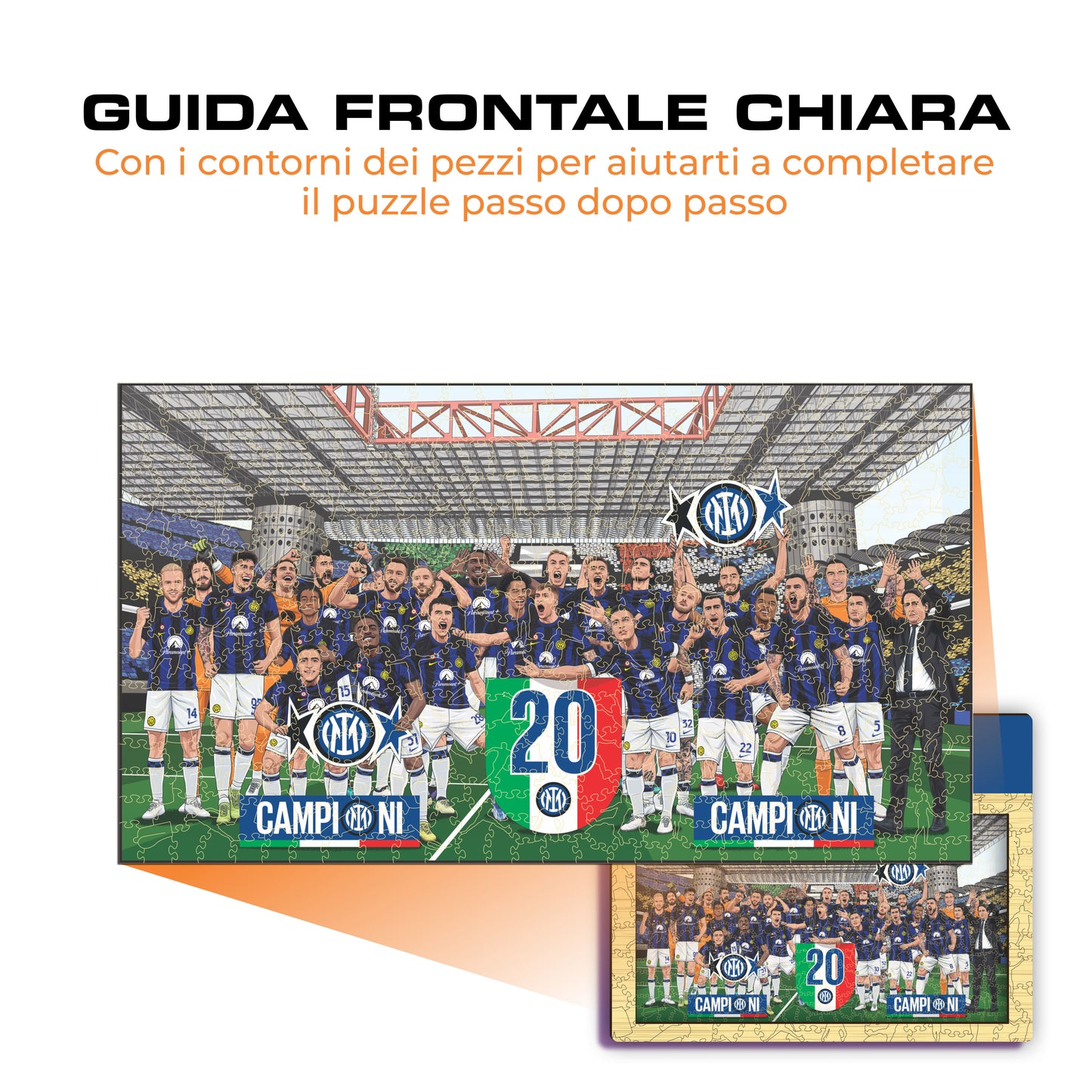 20° Scudetto Inter® - Puzzle di Legno
