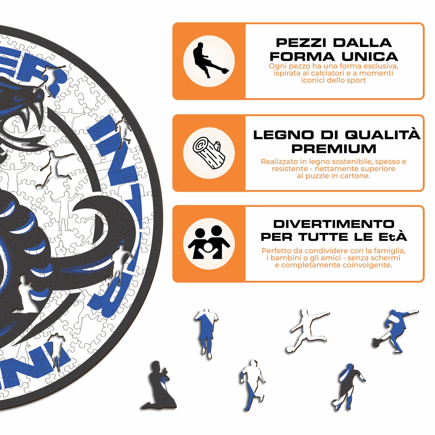 Biscione Inter® - Puzzle di Legno