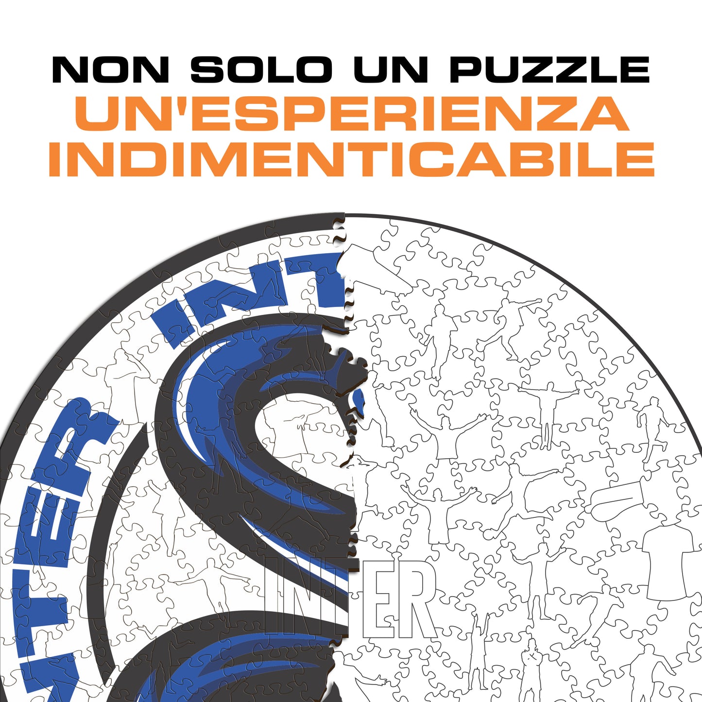 Biscione Inter® - Puzzle di Legno