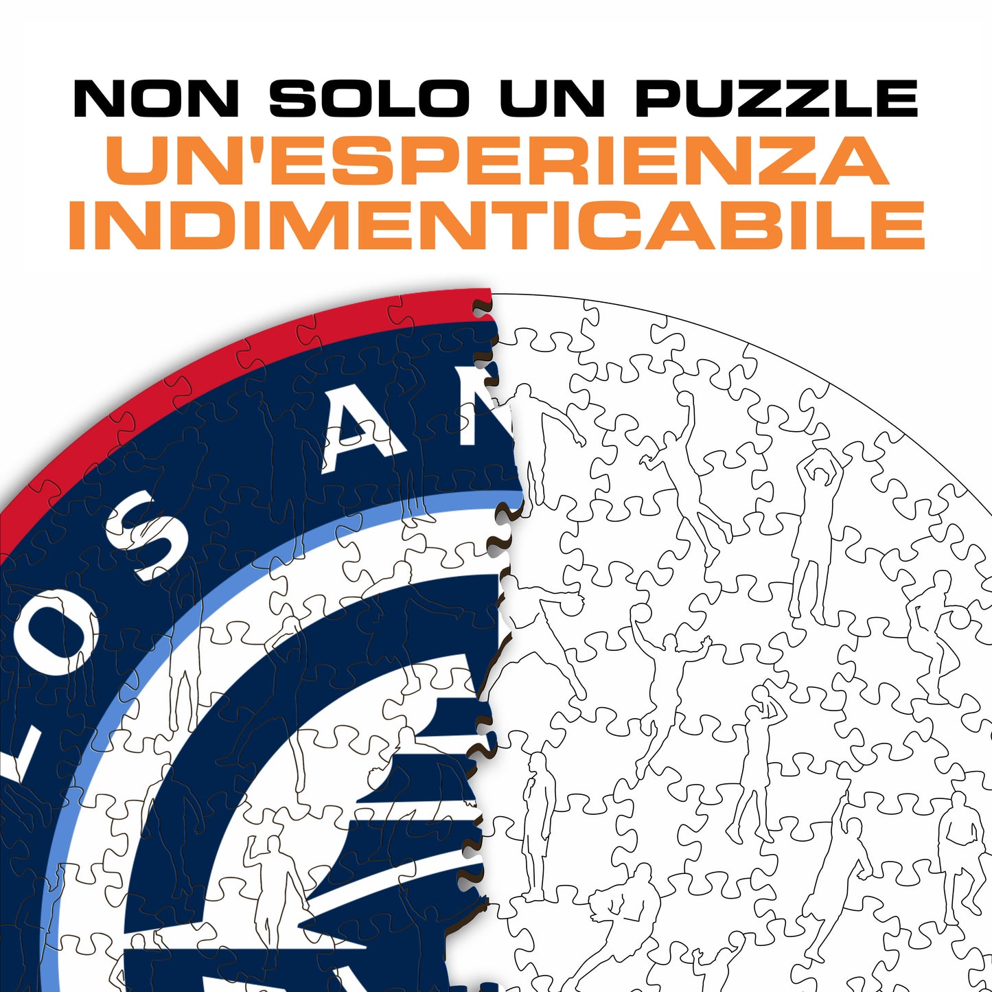 Los Angeles Clippers™ Logo - Puzzle di Legno