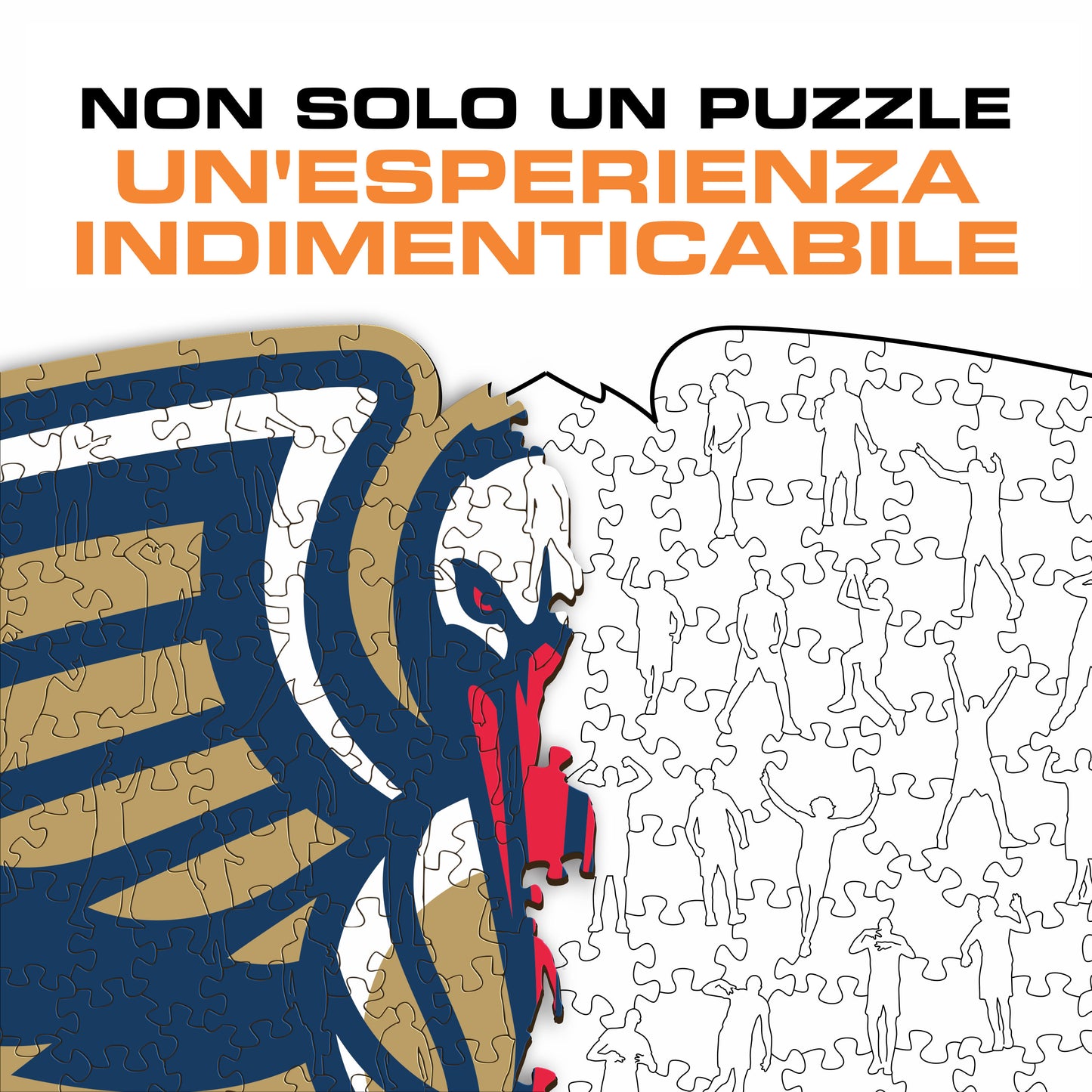 New Orleans Pelicans™ Logo - Puzzle di Legno