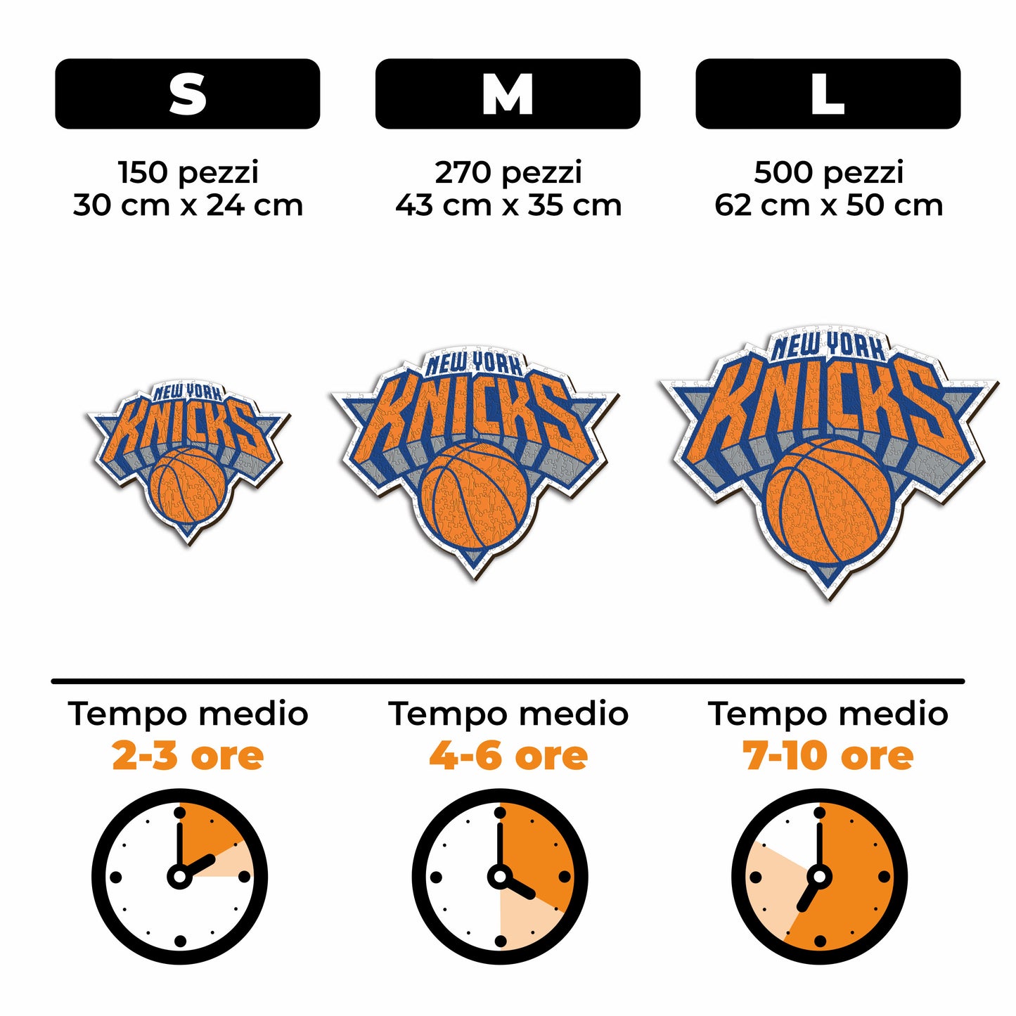 New York Knicks™ Logo - Puzzle di Legno