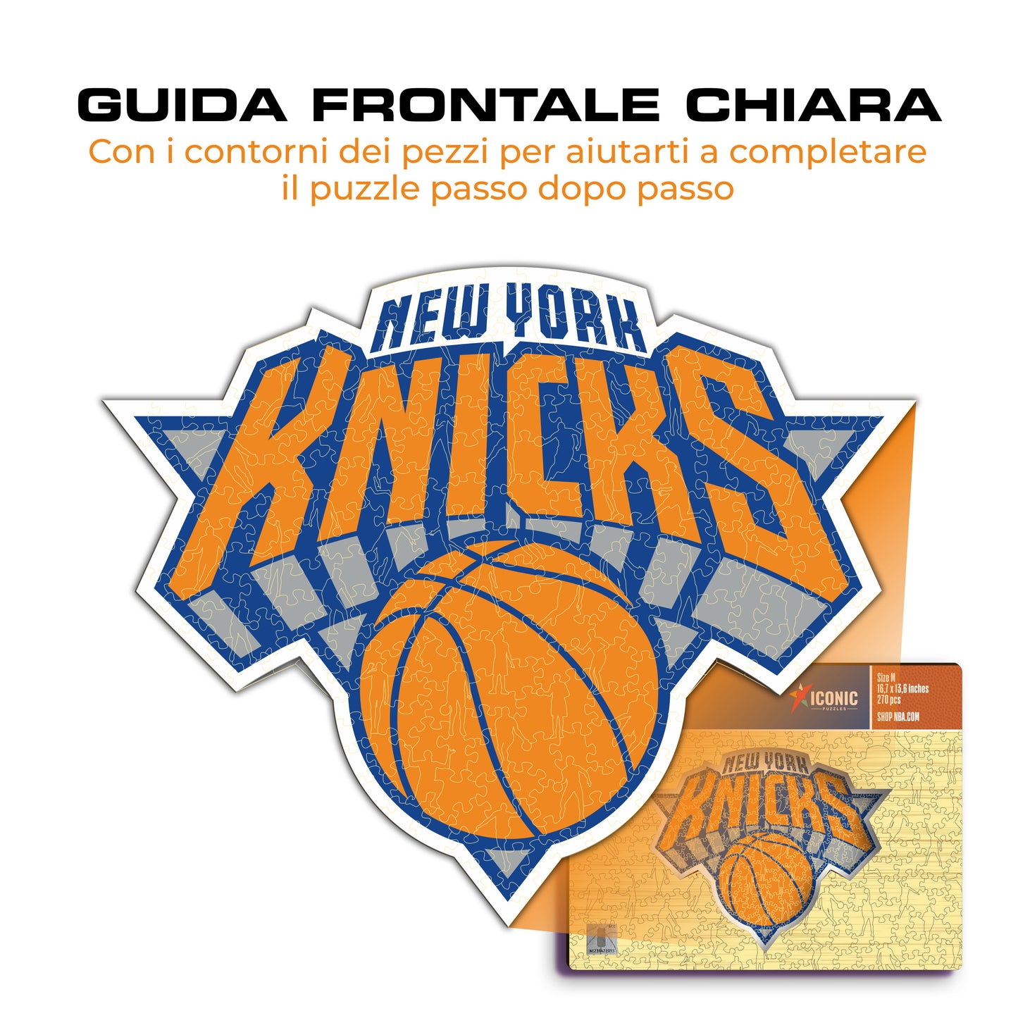 New York Knicks™ Logo - Puzzle di Legno