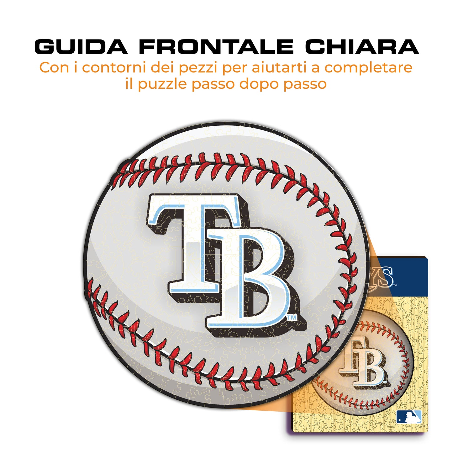 Tampa Bay Rays™ Palla - Puzzle di Legno