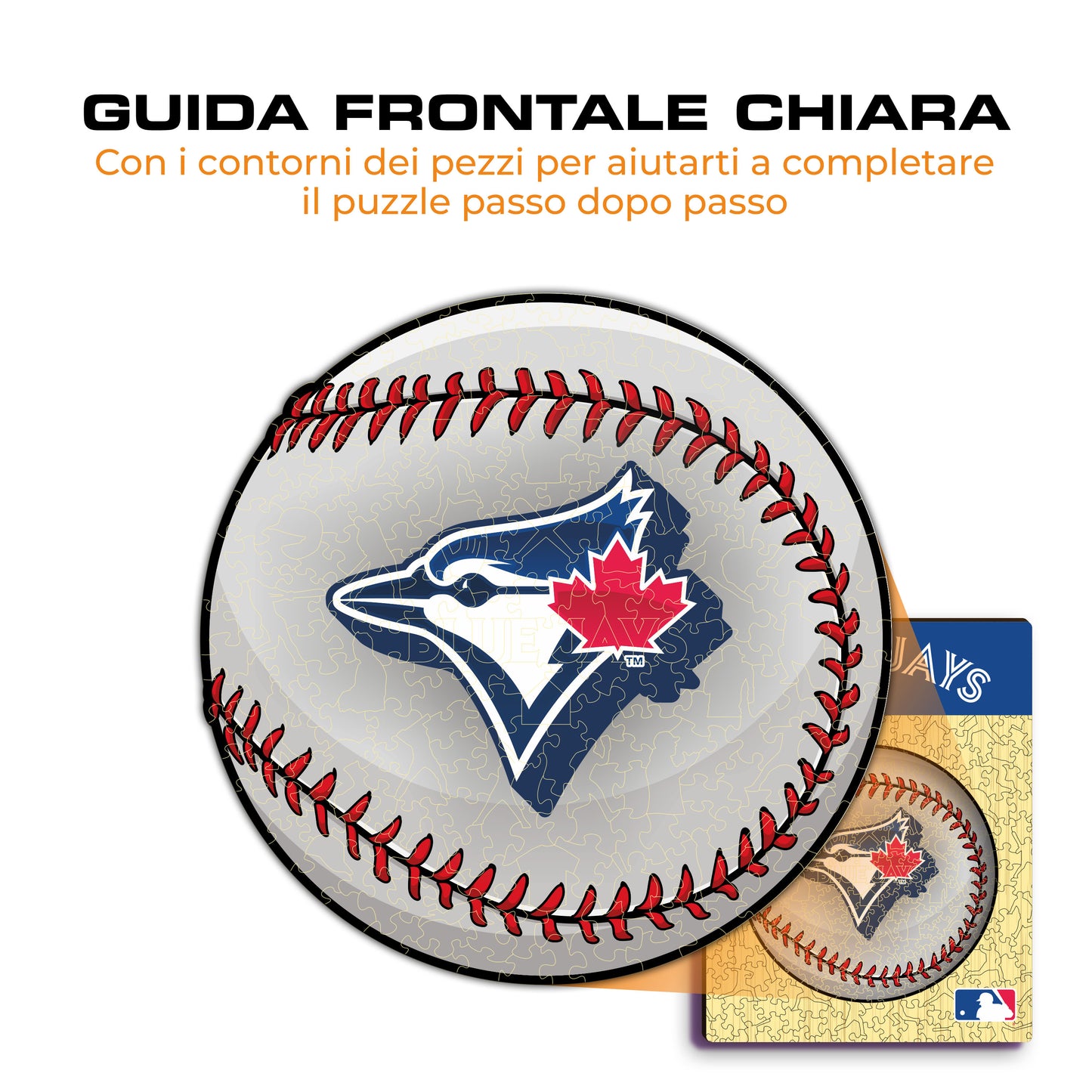 Toronto Blue Jays™ Palla - Puzzle di Legno