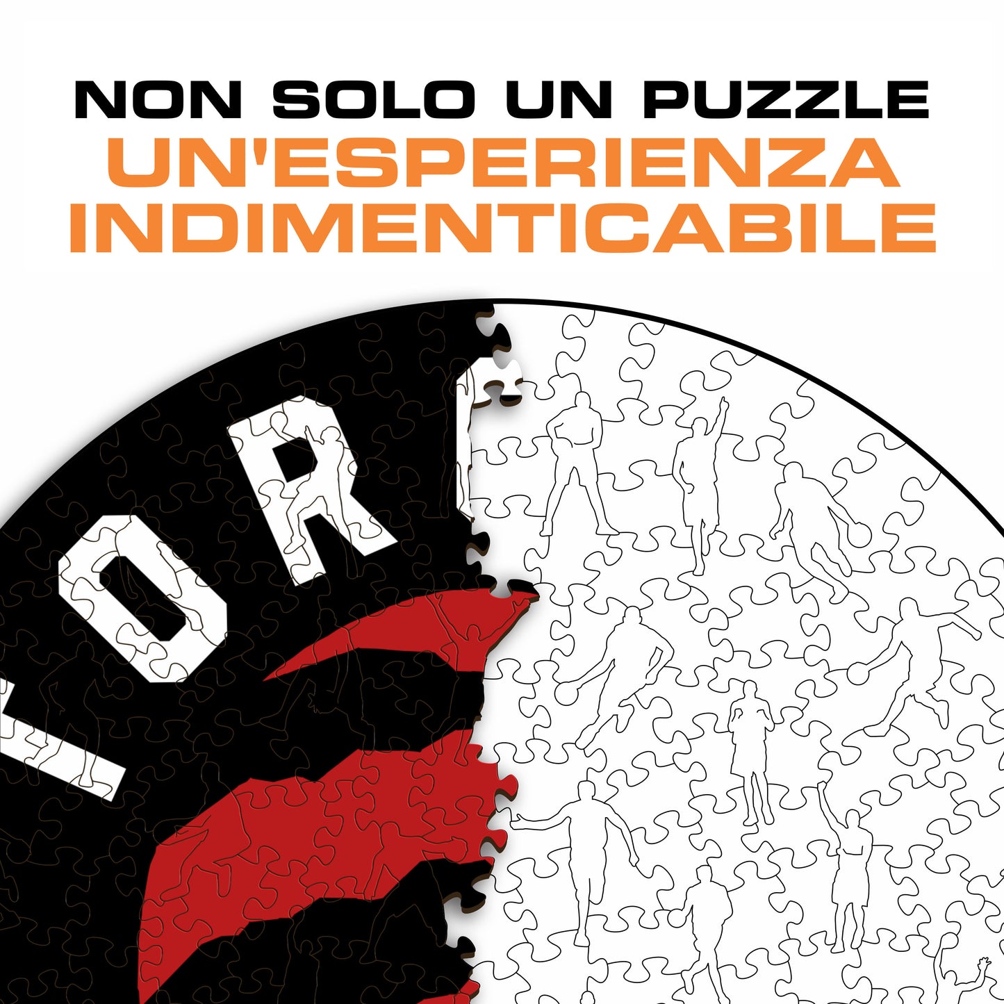 Toronto Raptors™ Logo - Puzzle di Legno