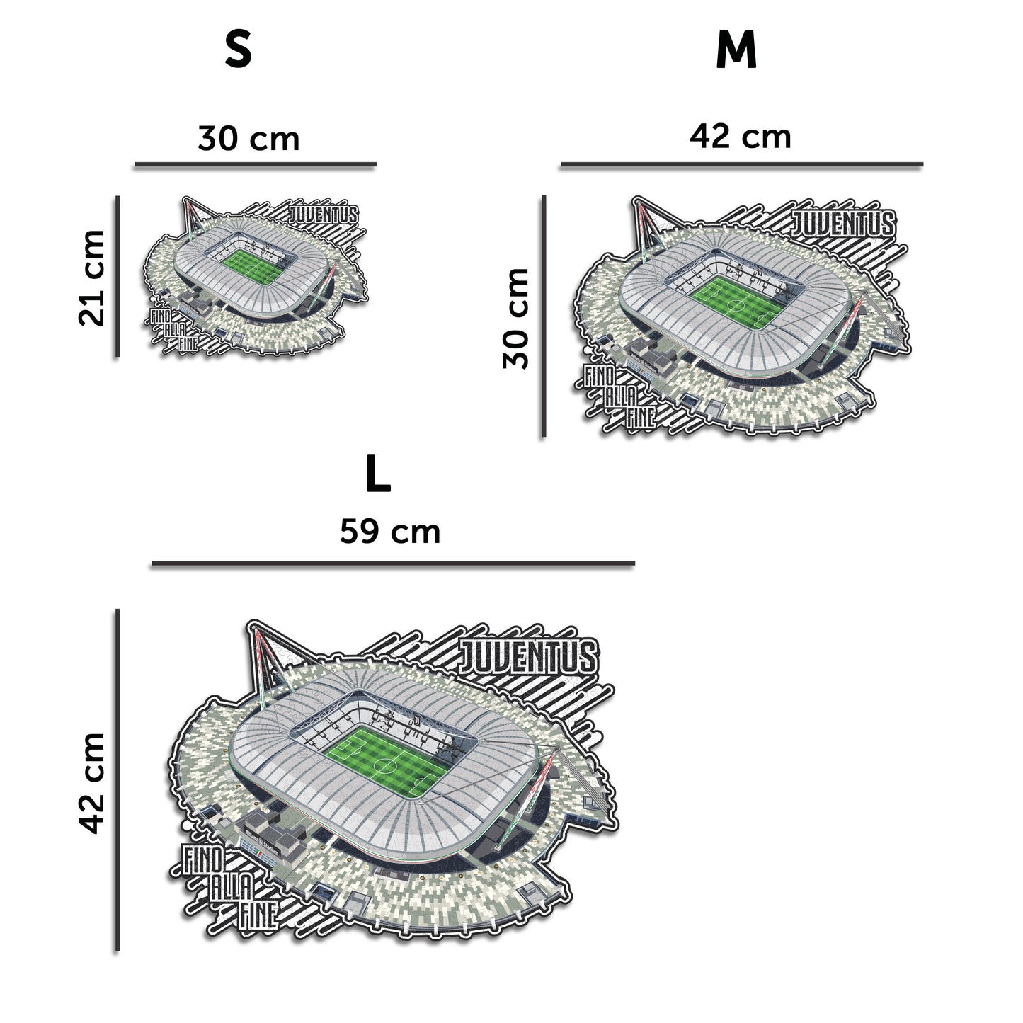 Juventus Allianz Stadium® - Puzzle di Legno