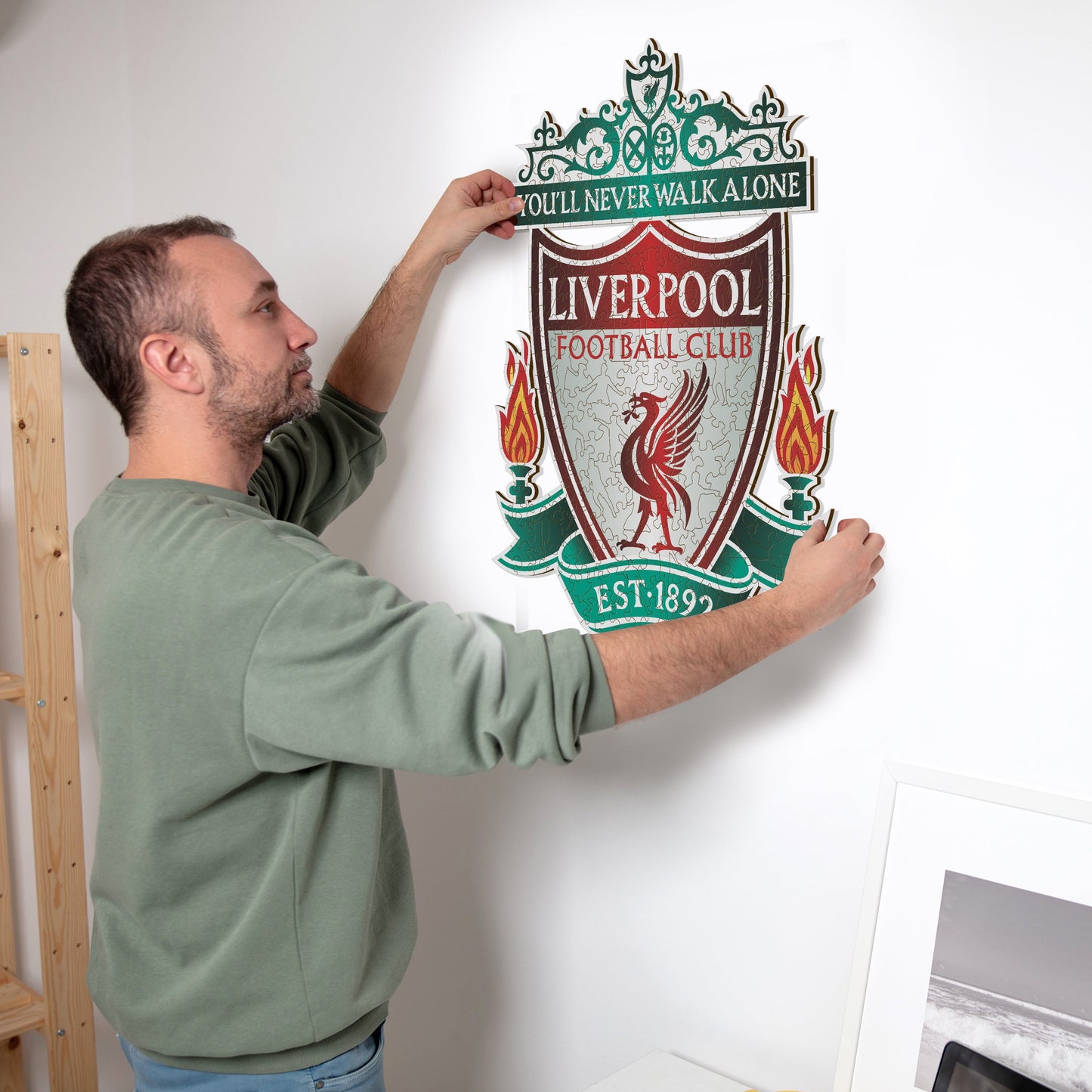 Logo Liverpool® - Puzzle di Legno