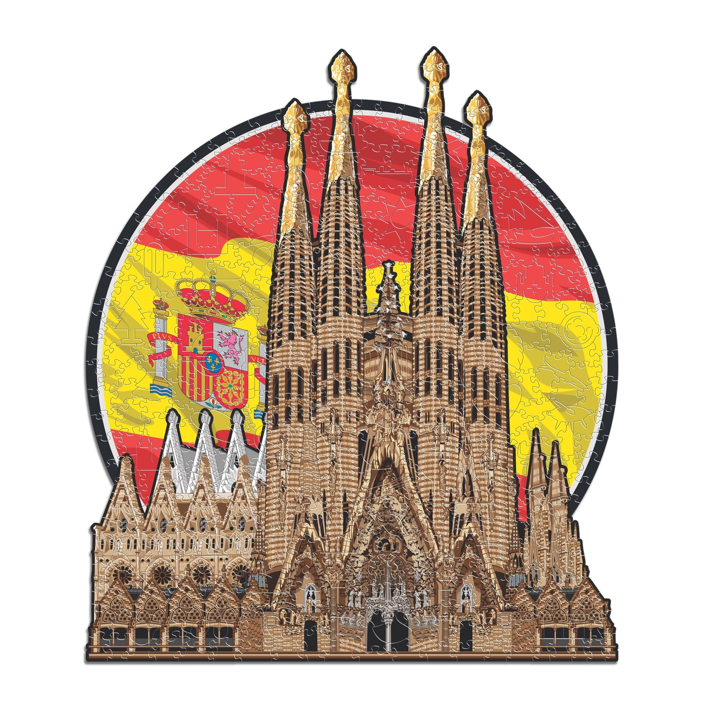 Sagrada Família - Puzzle di Legno