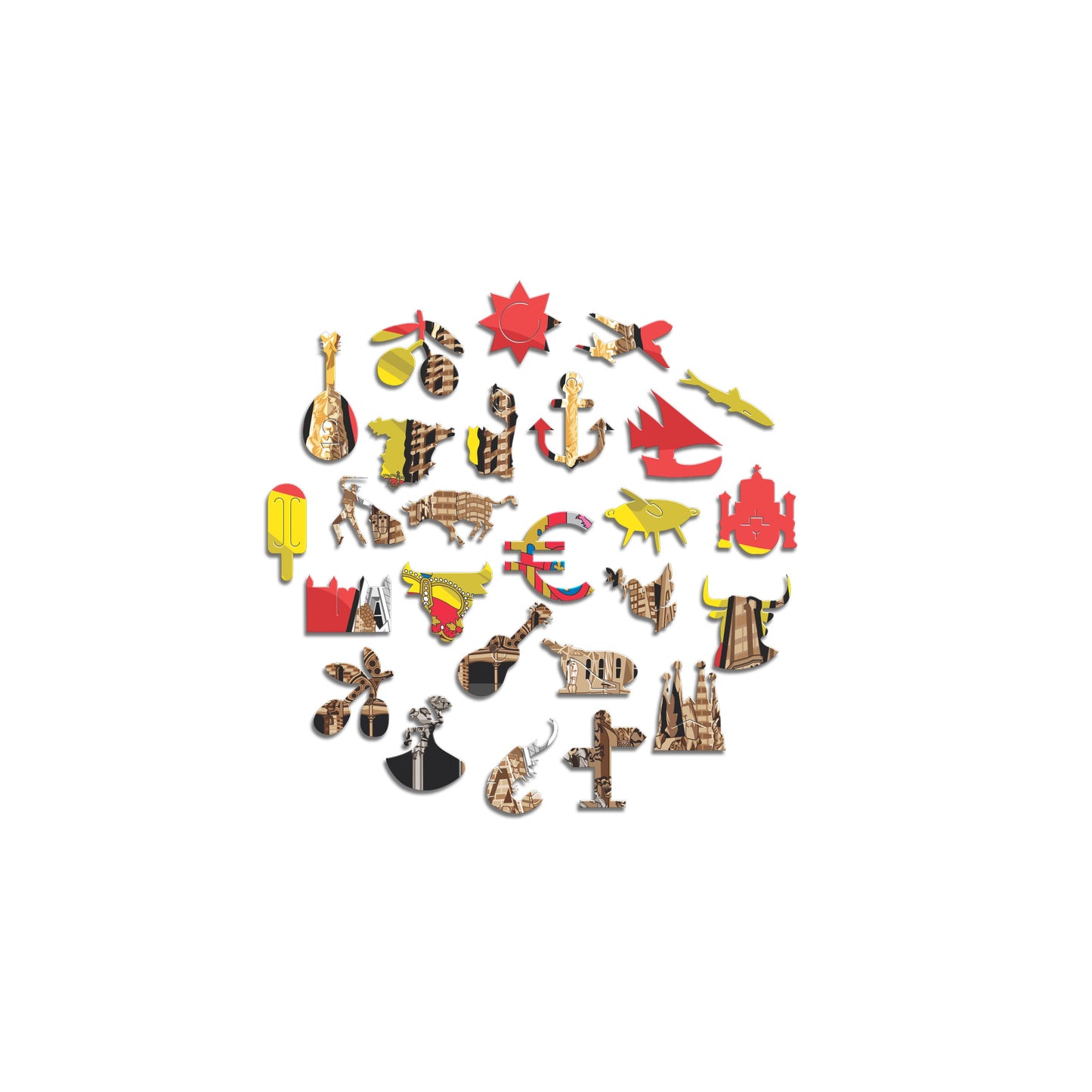 Sagrada Família - Puzzle di Legno