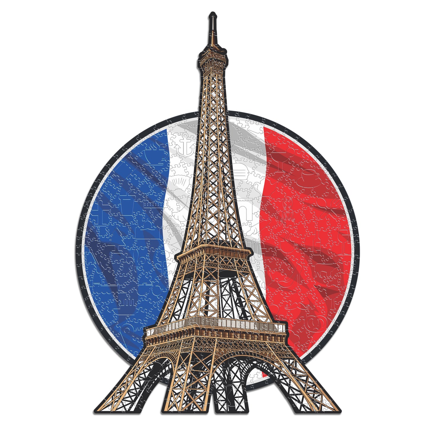 Torre Eiffel - Puzzle di Legno