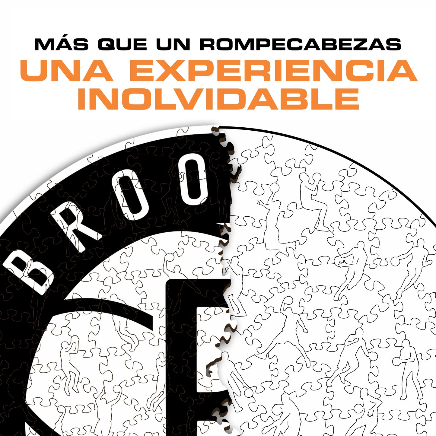 Brooklyn Nets™ Logo - Puzzle di Legno