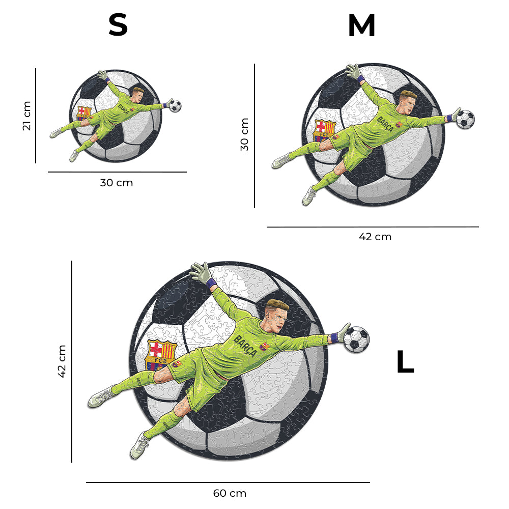 Ter Stegen - Puzzle di Legno Ufficiale