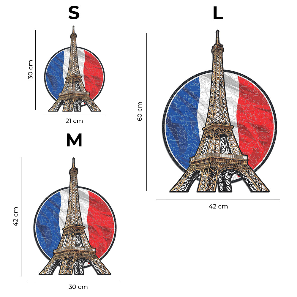 Torre Eiffel - Puzzle di Legno