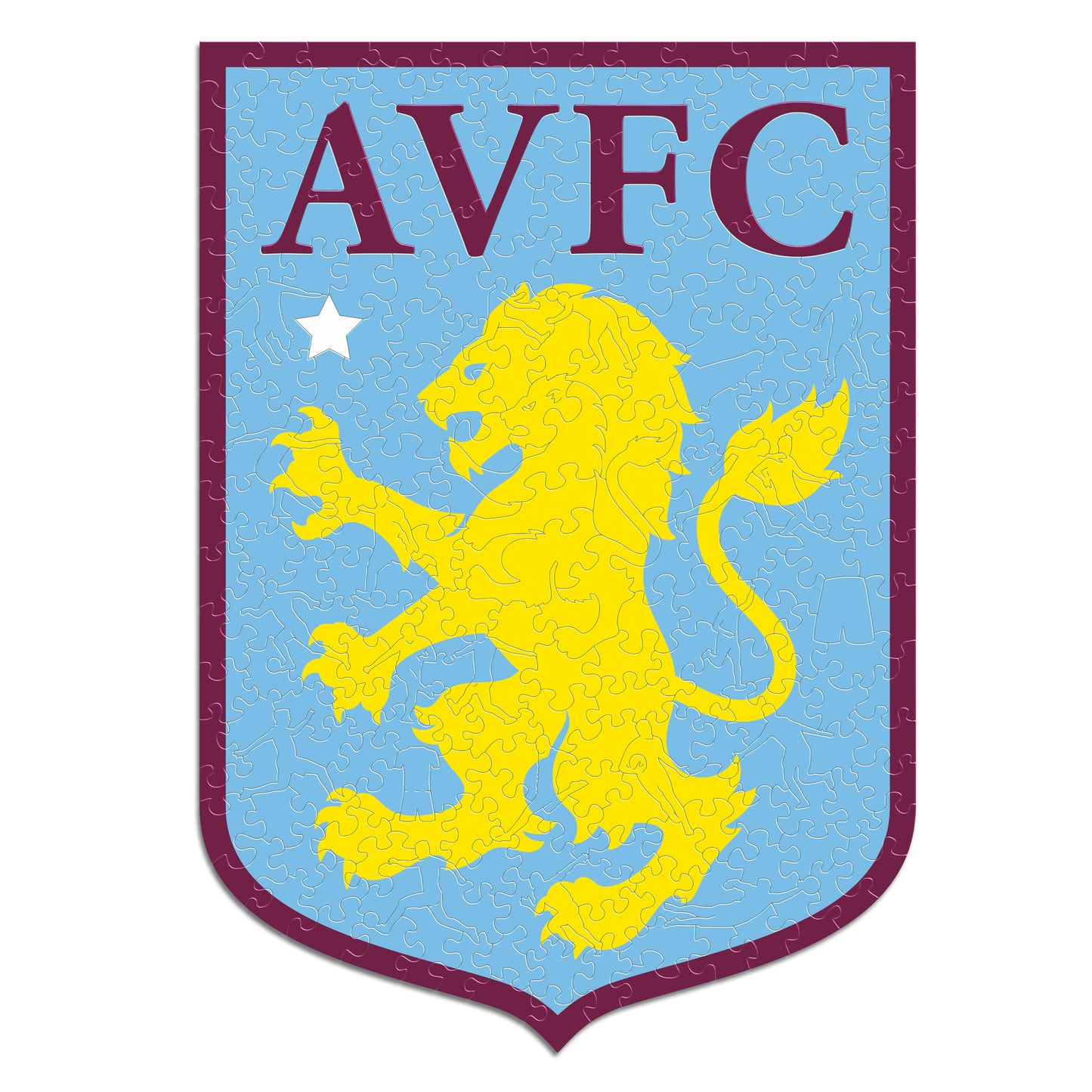 Logo Aston Villa® - Puzzle di Legno