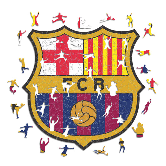 Logo FC Barcelona® - Puzzle di Legno