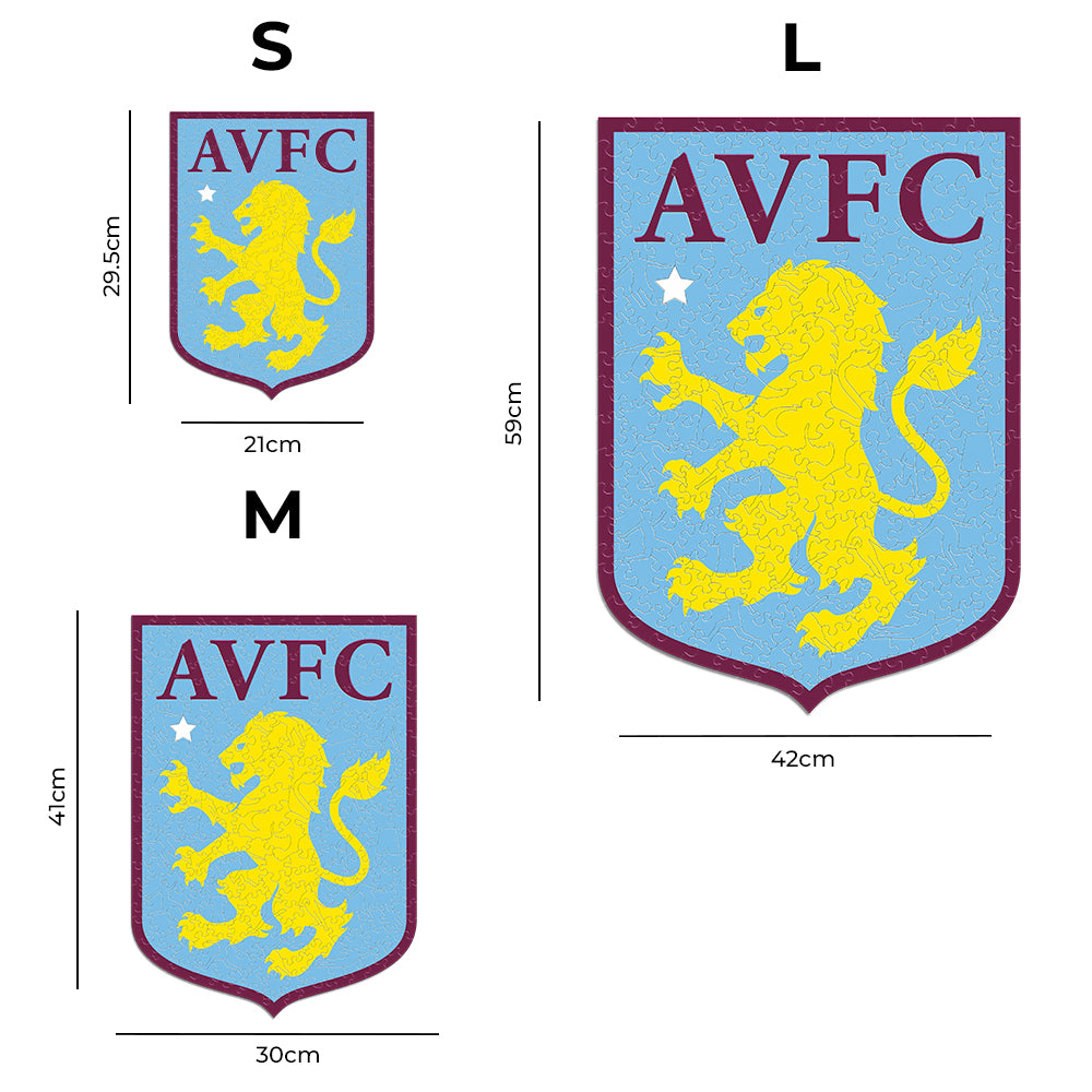 Logo Aston Villa® - Puzzle di Legno