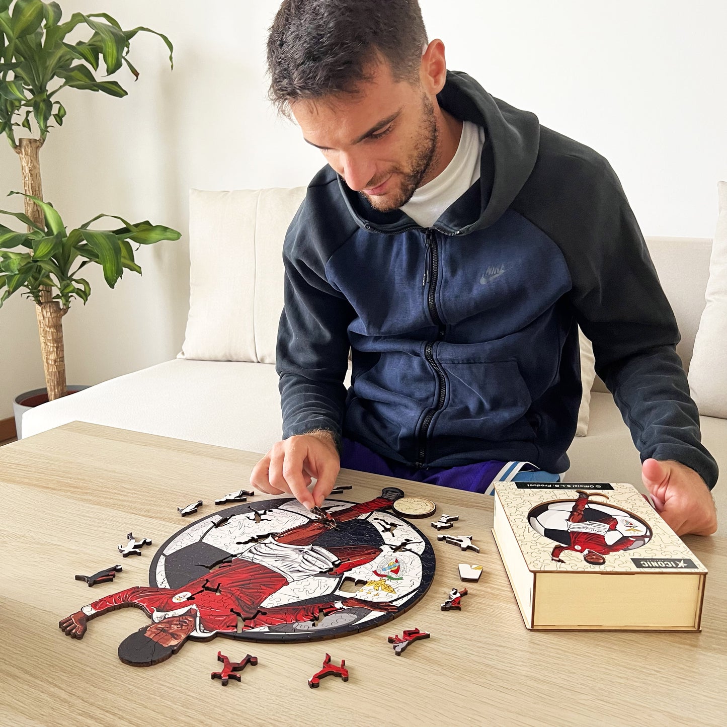 Eusébio - Puzzle di Legno