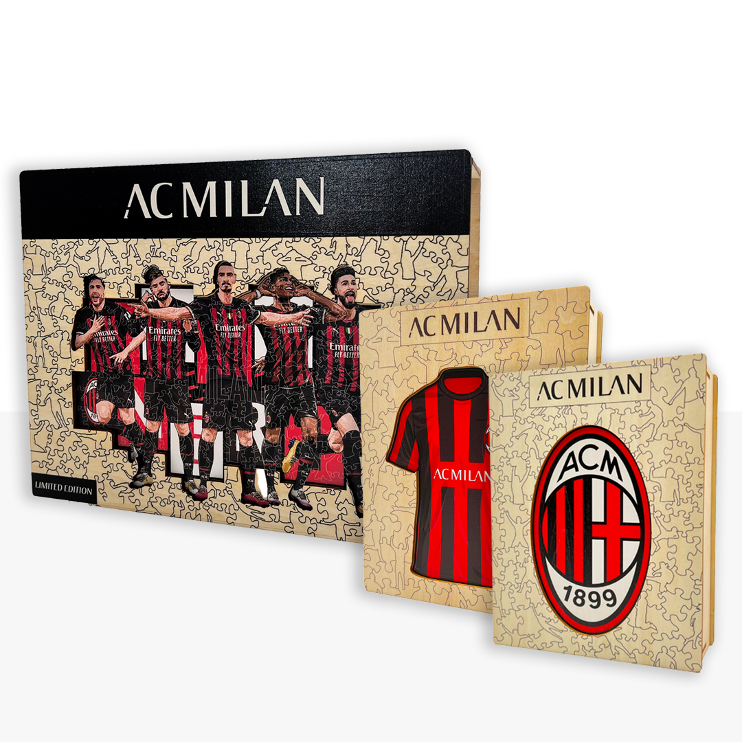 3 PACK Milan® Logo + Maglia + 5 Players