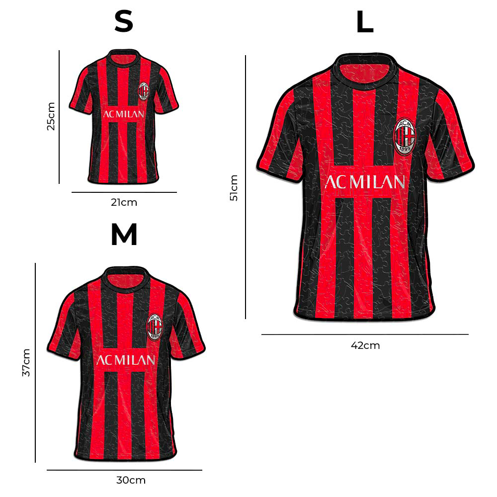 3 PACK Milan® Logo + Maglia + 5 Players