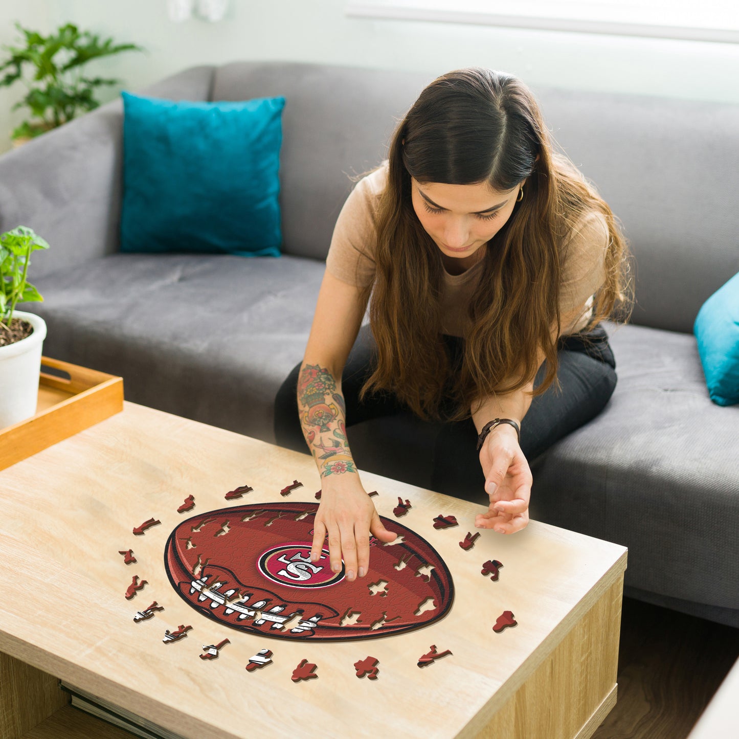 Palla San Francisco 49ers™ - Puzzle di Legno