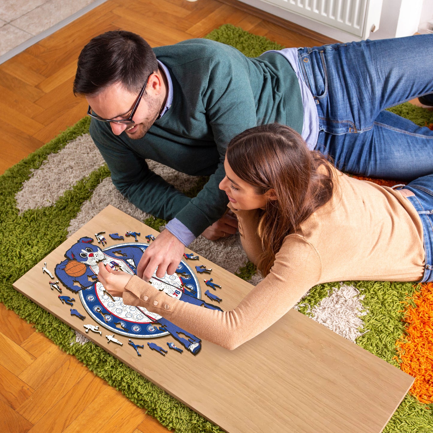 Philadelphia 76ers™ Mascotte - Puzzle di Legno