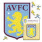 Logo Aston Villa® - Puzzle di Legno