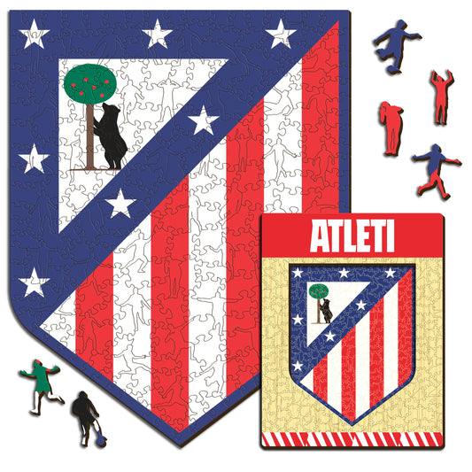 Atlético Madrid® Logo - Puzzle di Legno