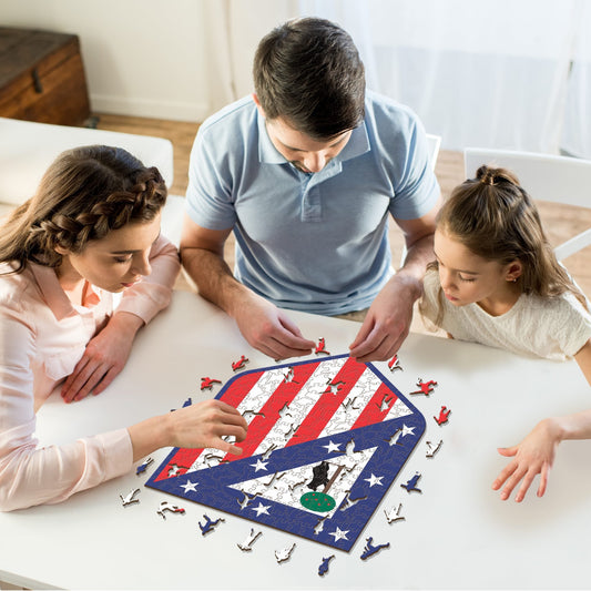 Atlético Madrid® Logo - Puzzle di Legno