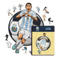 Ángel Di María - Puzzle di Legno