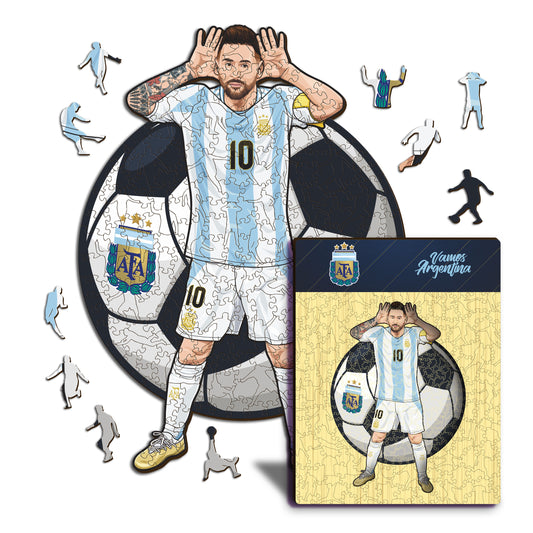 Lionel Messi - Puzzle di Legno
