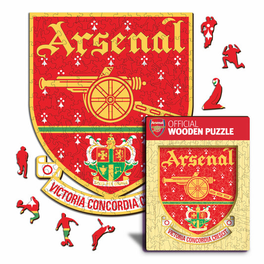 Logo Retro Arsenal® - Puzzle di Legno