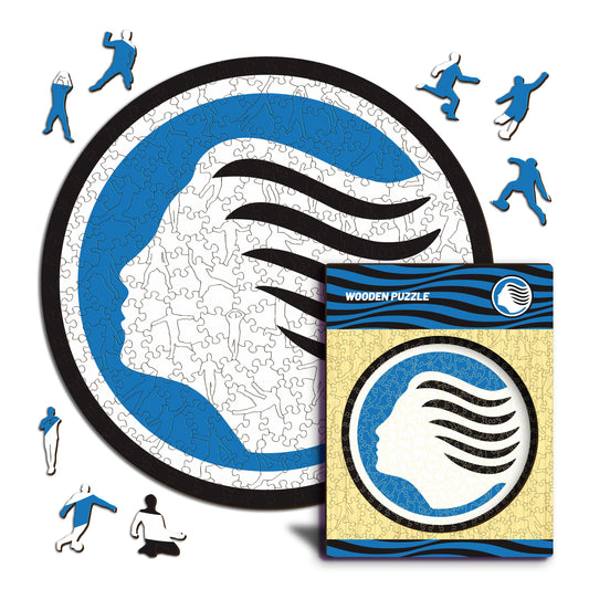 Nuovo Logo Atalanta® Puzzle di Legno