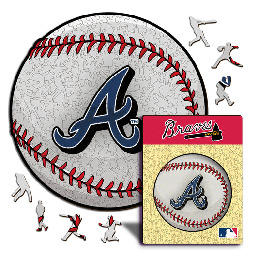 Atlanta Braves™ Palla - Puzzle di Legno