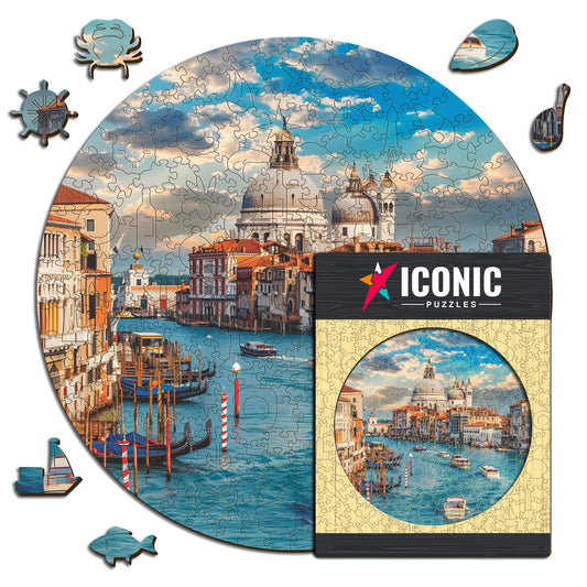 Incantevole Venezia Puzzle di Legno