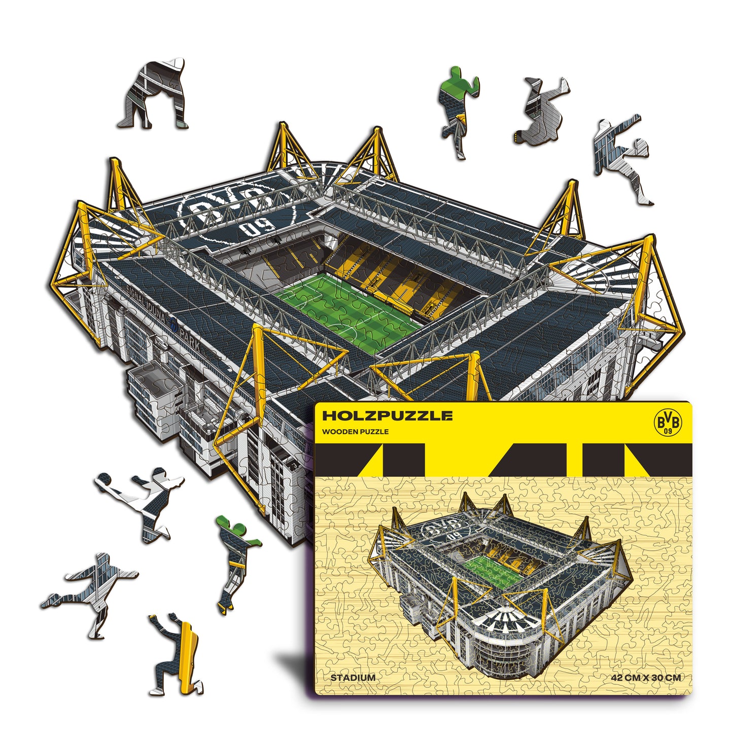 Borussia Dortmund® Signal Iduna Park Puzzle di Legno