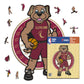 Cleveland Cavaliers™ Mascotte - Puzzle di Legno