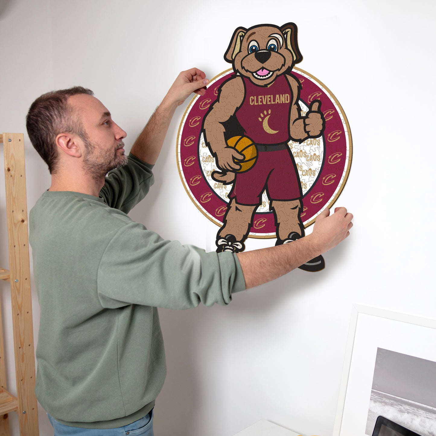 Cleveland Cavaliers™ Mascotte - Puzzle di Legno