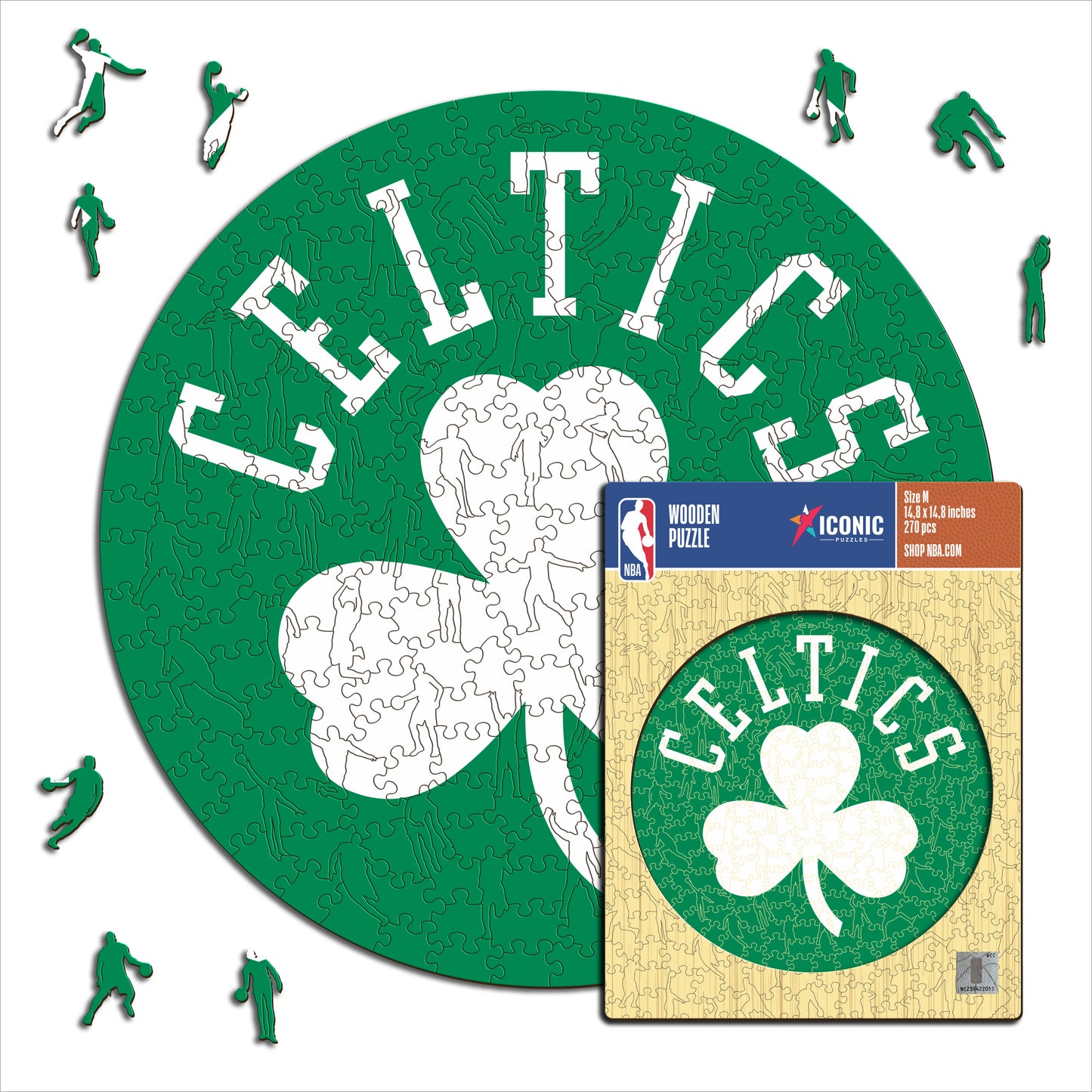 Boston Celtics™ Logo - Puzzle di Legno