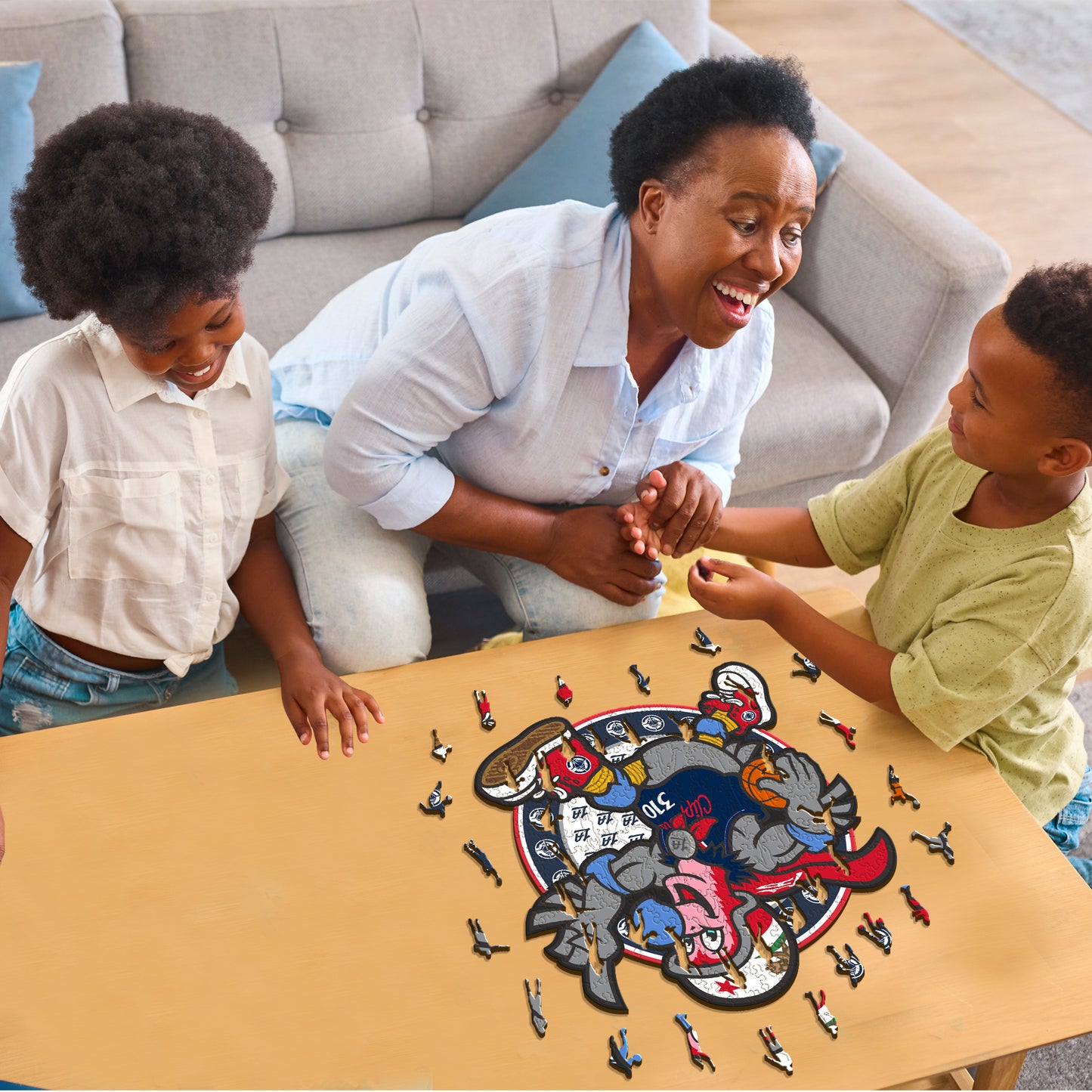Los Angeles Clippers™ Mascotte - Puzzle di Legno