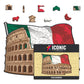 Colosseo - Puzzle di Legno