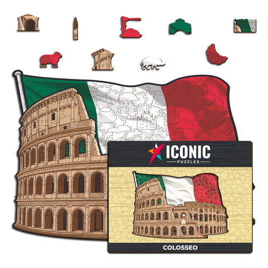 Colosseo - Puzzle di Legno