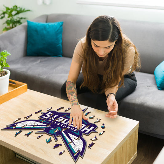 Charlotte Hornets™ Logo - Puzzle di Legno