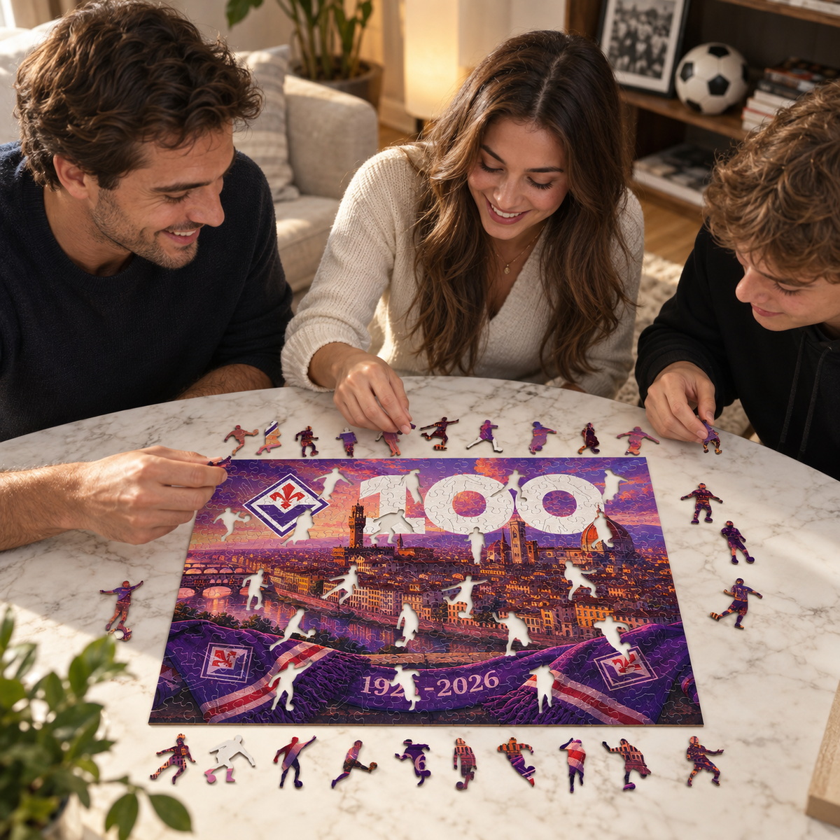 Centenario ACF Fiorentina® Puzzle di Legno