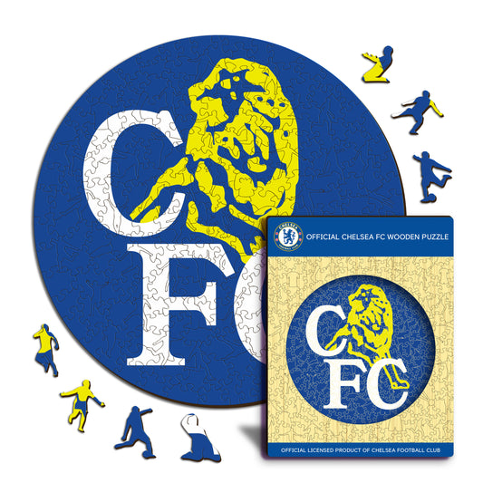Retro Logo Chelsea® - Puzzle di Legno